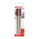 Edding 89 Office Liner EF - For Finest Lines Set Of 3 Colors