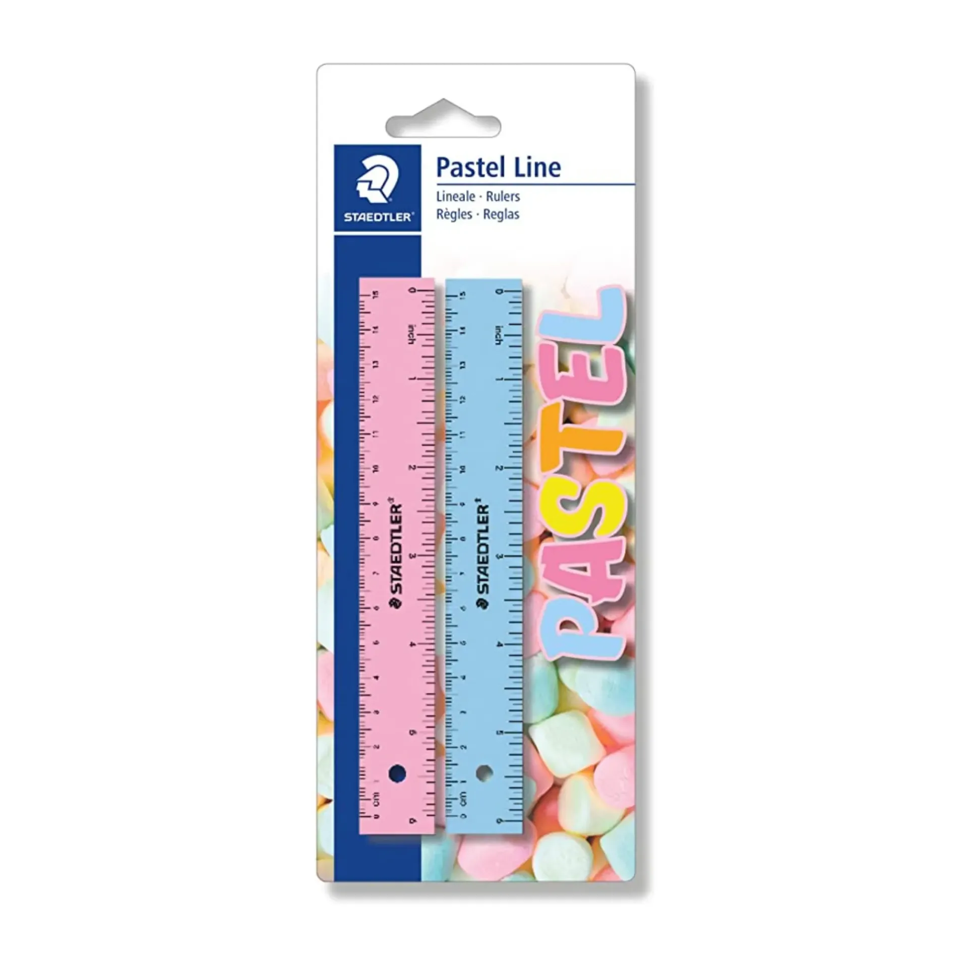 Staedtler Mars 562 04 F Plexiglas Ruler 15cm , Colored