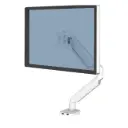 Fellowes Platinum Series Single Adjustable Monitor Arm - White