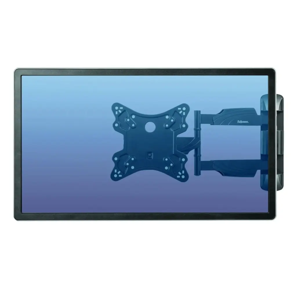 Fellowes Full Motion TV Wall Mount Full 360 Rotation Support Monitor up to 55”/77 lbs