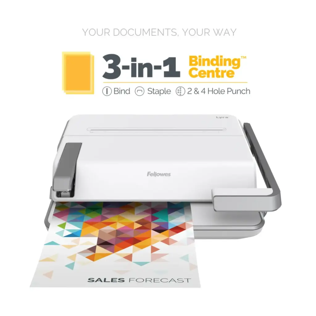 Fellowes Lyra 3 In 1 Binding Centre